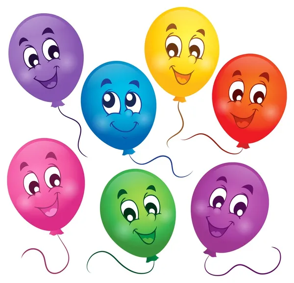 Balloons theme image 4 — Stock Vector