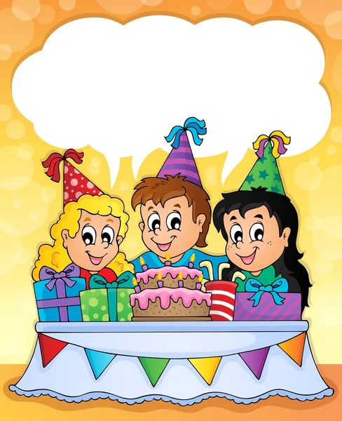 Kids party theme image 2 — Stock Vector