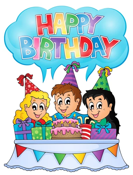 Kids party theme image 7 — Stock Vector