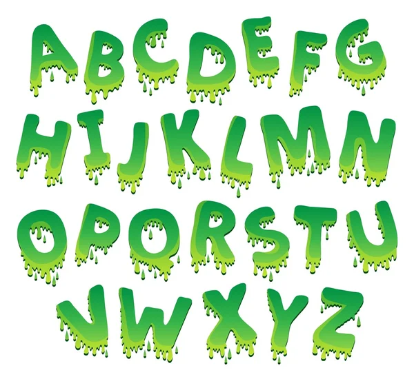 Image with alphabet theme 9 — Stock Vector