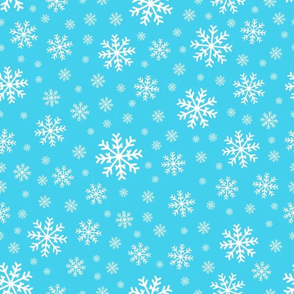 Fond sans couture flocons de neige 2 — Image vectorielle