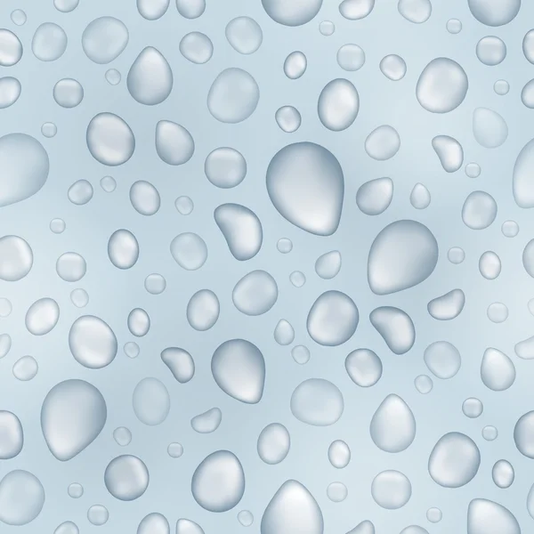 Gotas de agua fondo sin costura 2 — Vector de stock