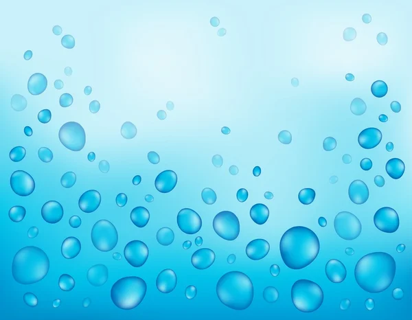 Gotas de agua tema imagen 1 — Vector de stock