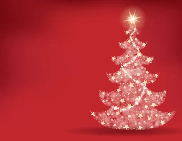 Árvore de Natal tópico fundo 2 — Vetor de Stock