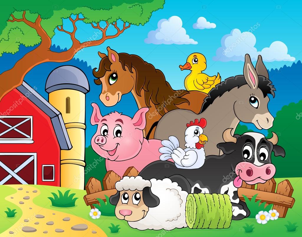 Farm animals topic image 3 Stock Vector Image by ©clairev #33500189