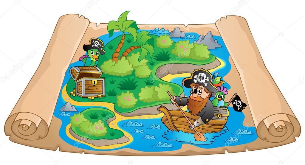 Treasure map topic image 1 Stock Vector Image by ©clairev #40210265 Treasure map topic image 1 Stock Vector Image by ©clairev #40210265