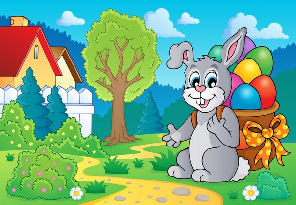 Easter bunny theme image 7 — Stock Vector