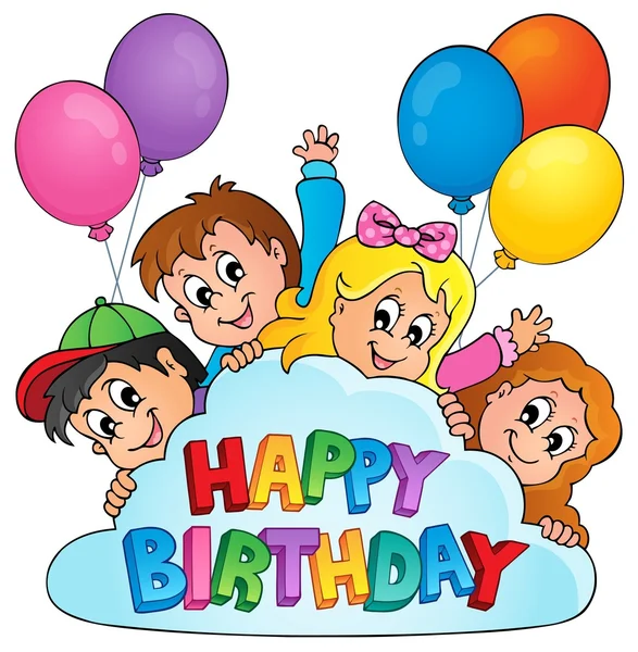 Happy birthday topic image 5 — Stock Vector