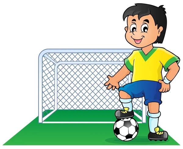 Soccer thème image 1 — Image vectorielle