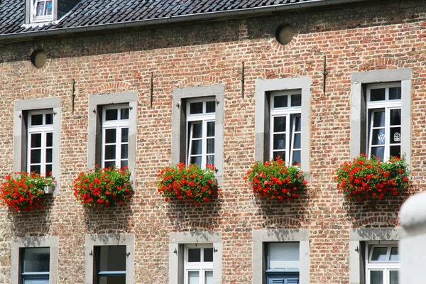 Casa velha em Aachen, Alemania — Fotografia de Stock