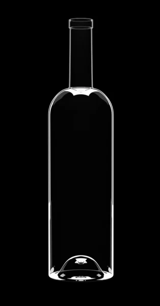 赤ワインボトル — ストック写真