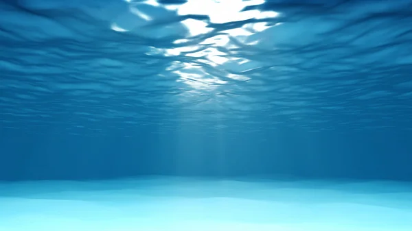 Licht unter Wasser — Stockfoto