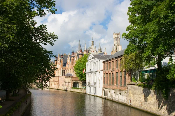 Bruges city river, Brugge, Belgio — Foto Stock