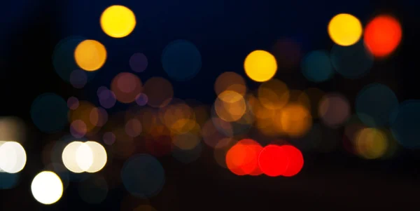 Luzes brilhantes fundo com bokeh — Fotografia de Stock