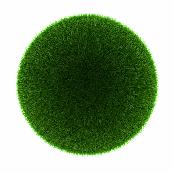 Green grass ball. — Stock fotografie