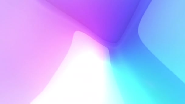 Superficie líquida colorida abstracta en colores holográficos — Vídeos de Stock