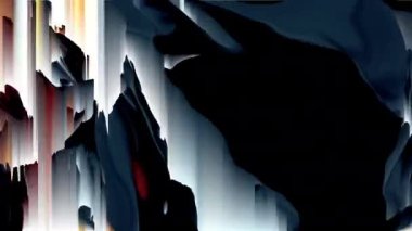 Piksel sıralama efektiyle holografik renkte dinamik animasyon