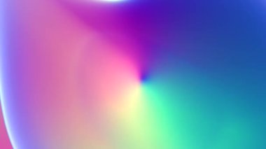 Holografik renklerde canlı duvar kağıdı animasyonu, 4K kusursuz soyut arkaplan