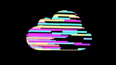 cloud computing, symbol of global technology and cloud services