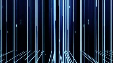 Parlak çizgileri olan soyut neon arkaplan, canlandırılmış canlı duvar kağıdı