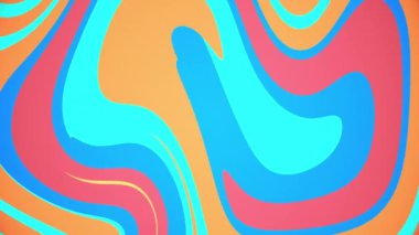 hareketli duvar kağıdı, soyut renkli animasyon türbülans ve yer değiştirme efektleri, 2D canlı arkaplan