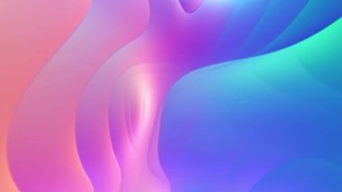 dinamik soyut animasyon holografik renklerde, animasyon canlı duvar kağıdı, 4K giriş arka plan