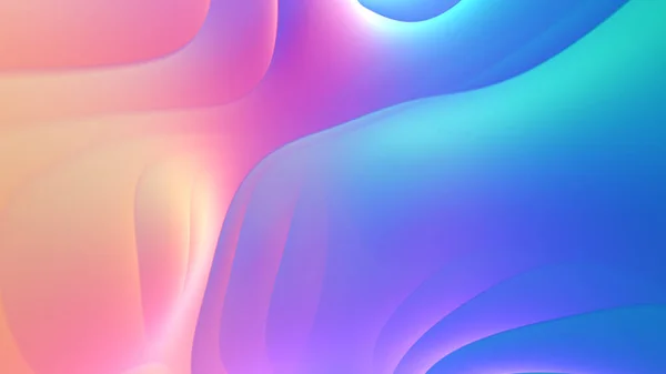 Abstrakcyjna Ilustracja Holograficznym Kolorze Futurystyczna Tapeta — Zdjęcie stockowe