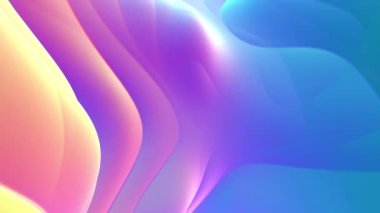 dinamik soyut animasyon holografik renklerde, animasyon canlı duvar kağıdı, 4K giriş arka plan