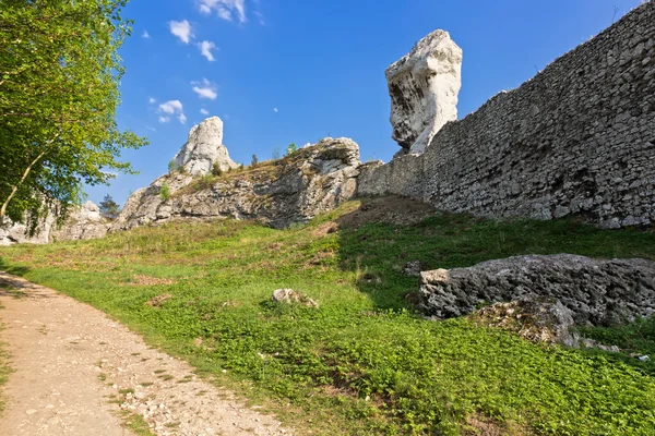 Klippiga landskap i Polen. — Stockfoto