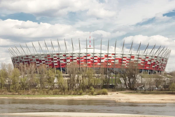 Památky Polska. Národní stadion ve Varšavě. — Stock fotografie