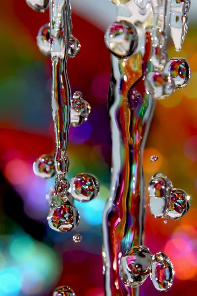 Optimistic drops of water — Stock Photo, Image