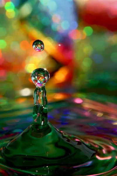 Gotas optimistas de agua — Foto de Stock