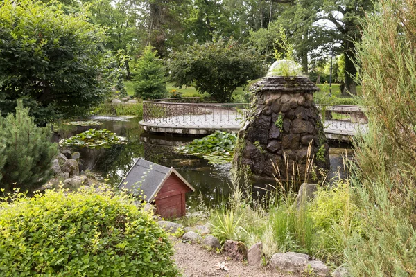 Giardino di lusso in Polonia . — Foto Stock