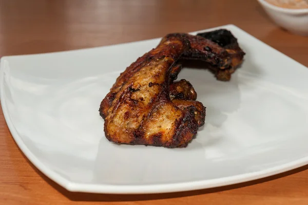 Kip grill - hete spice vleugels — Stockfoto
