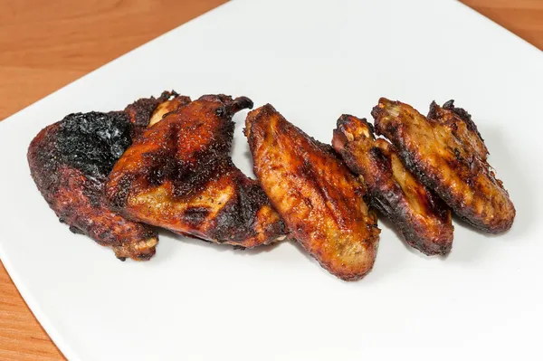 Chicken grill - hot spice wings — Stock Photo, Image