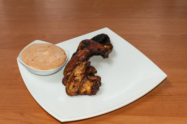 Chicken grill - hot spice wings — Stock Photo, Image