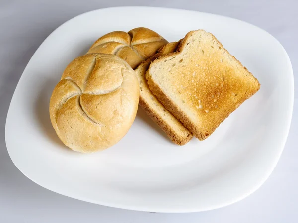 Toastbrotscheiben zum Frühstück — Stockfoto