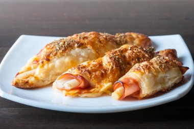 kuşkonmaz ile jambon