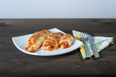 kuşkonmaz ile jambon