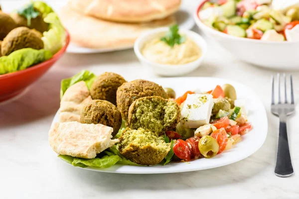 Falafel Een Gerecht Uit Mediterrane Arabische Keuken — Stockfoto