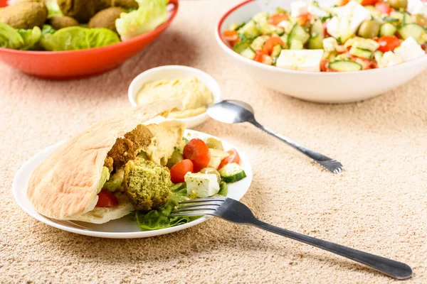 Falafel Een Gerecht Uit Mediterrane Arabische Keuken — Stockfoto