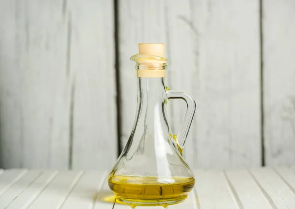 Jug Olive Oil Indispensable Addition Italian Cuisine — Fotografia de Stock