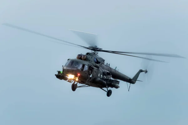 Polish Transport Helicopter Air Show — Stock Photo, Image