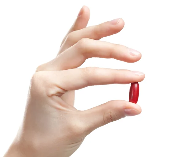 Antidepressants on the hand — Stock Photo, Image