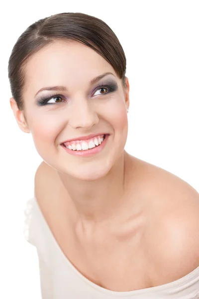 Retrato de mujer con maquillaje — Foto de Stock