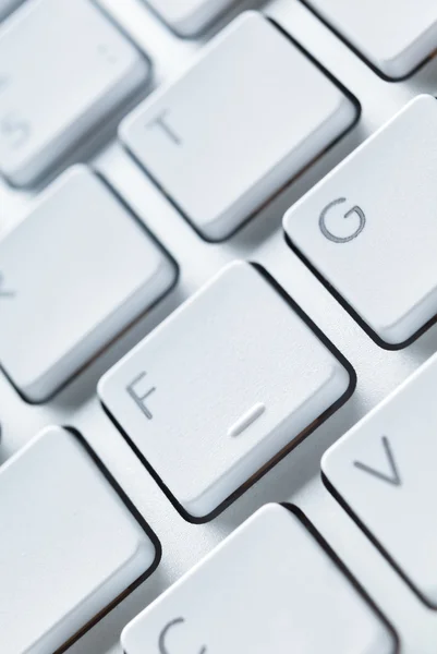 Close up shot of keys of laptop keyboard — Stock Photo, Image