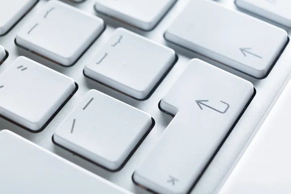 Close up view of buttons of laptop keyboard — Stock Photo, Image