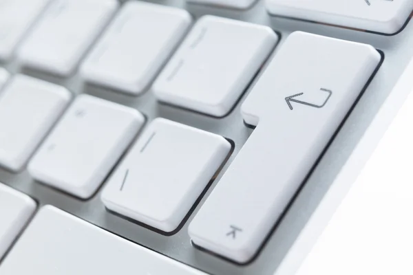 Vista de cerca de los botones del teclado del ordenador — Foto de Stock