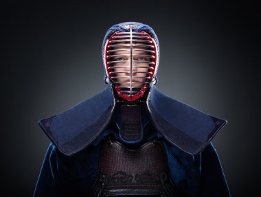 Kendo dövüşçüsü portresi