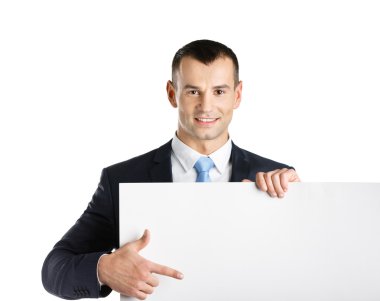 Kağıt boşaltmak iş adamı noktalarda